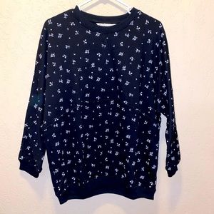 Ditsy Floral Maternity Terry Sweatshirt - The Nines by Hatch